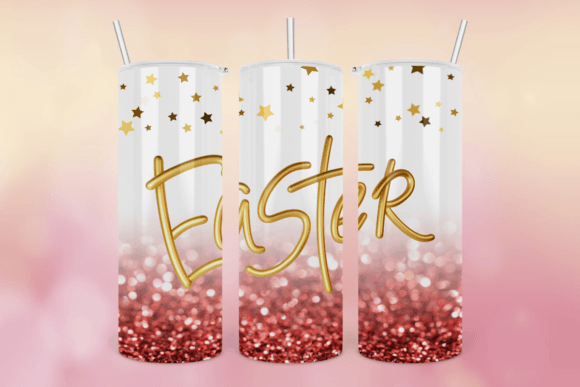 20oz Gnome Easter Tumbler Glitter Wrap4