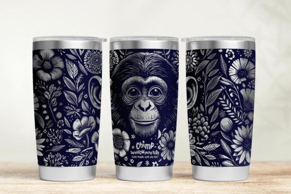 Chimpanzee Laser Tumbler SVG Review