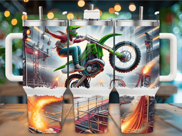 Freestyle Stunt Bike Show 40oz Tumbler Review