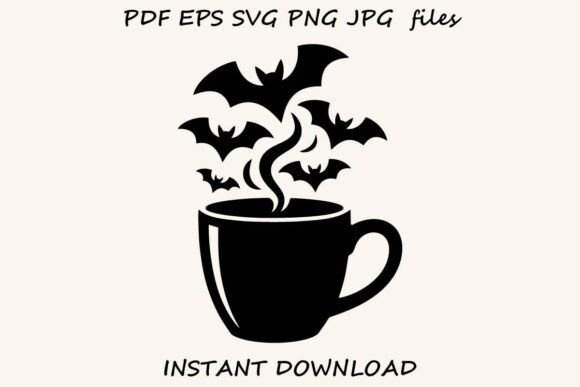 Halloween Coffee Cup SVG
