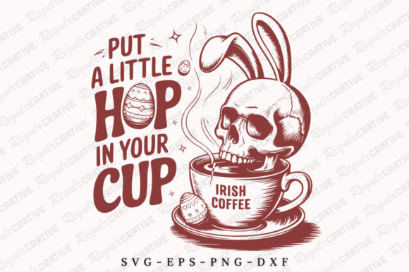 Hop Into Your Cup SVG