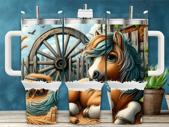 Magical Pony Picnic Scene 40oz Tumbler Review