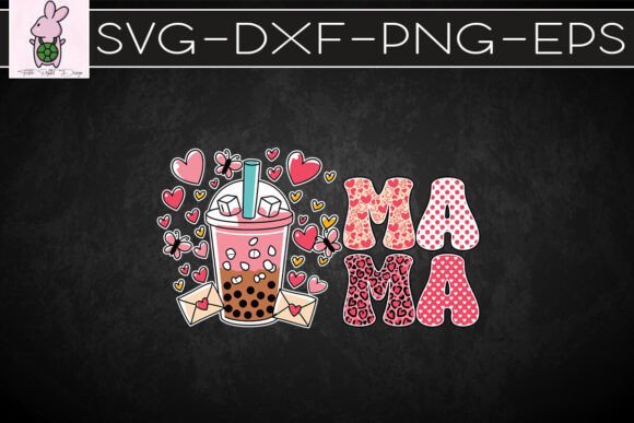 Mama Valentine’s Day Coffee Cup SVG