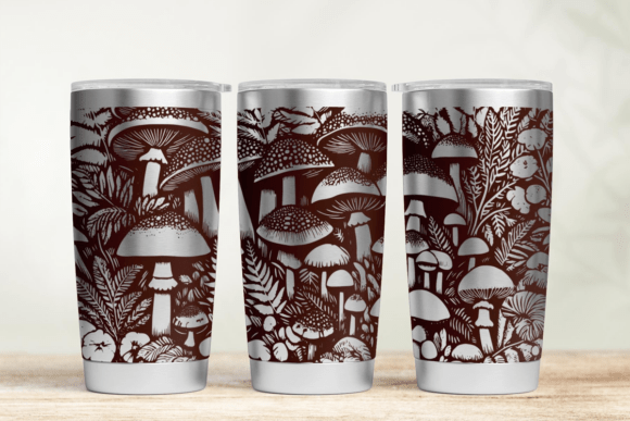 Mushroom Tumbler SVG