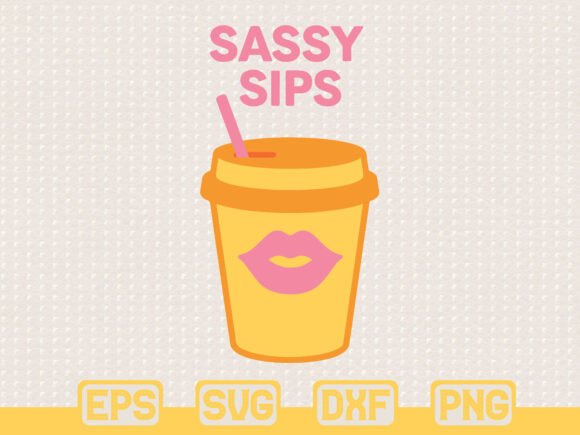 Sassy Coffee Cup SVG