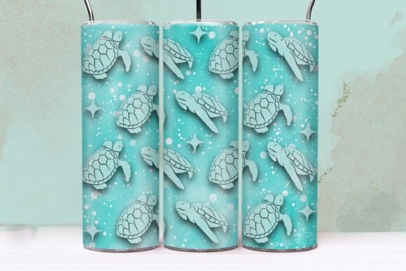Sea Turtle 20oz Tumbler Svg Cut File