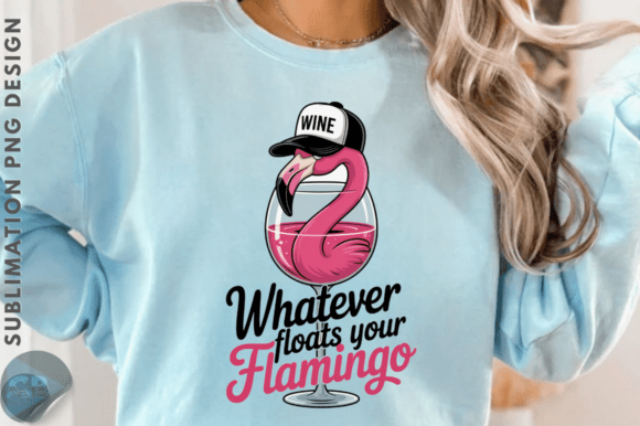Wine Whatever Floats Your Flamingo Design Review