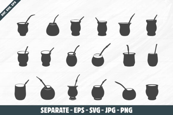 Yerba Mate Cup Svg